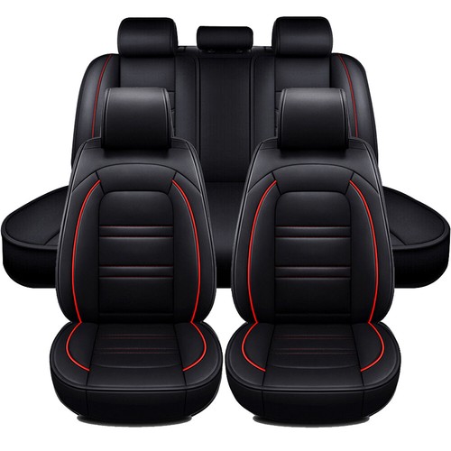 For Honda CRV Leather Front Rear Car Seat Covers 5Seats Protectors