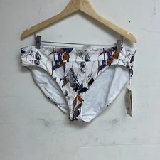 Calia Wide Banded High Leg Swim Bottoms Island Botanical Multi WSA23414PRT