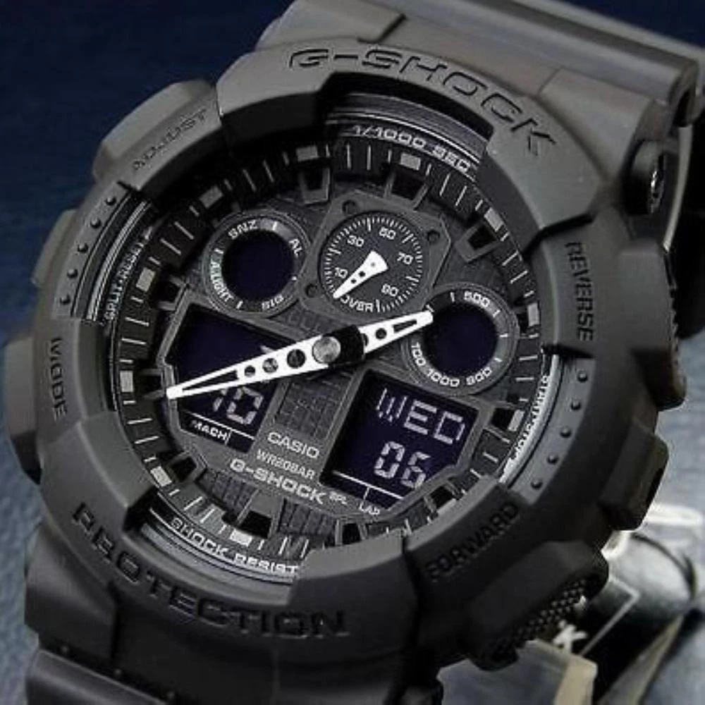CASIO G SHOCK GA 100 1A1DR ANALOG DIGITAL MEN S WATCH