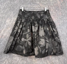 David Meister Skirt Women 10 Gray Tulip Midi Tulle Bubble Modern Chic Career Y2K
