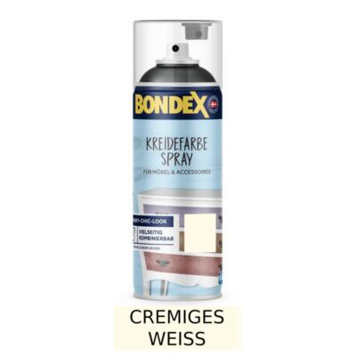 BONDEX Kreidefarbe-Spray für Innen 400 ml Creme Weiß - Vintage Effekt