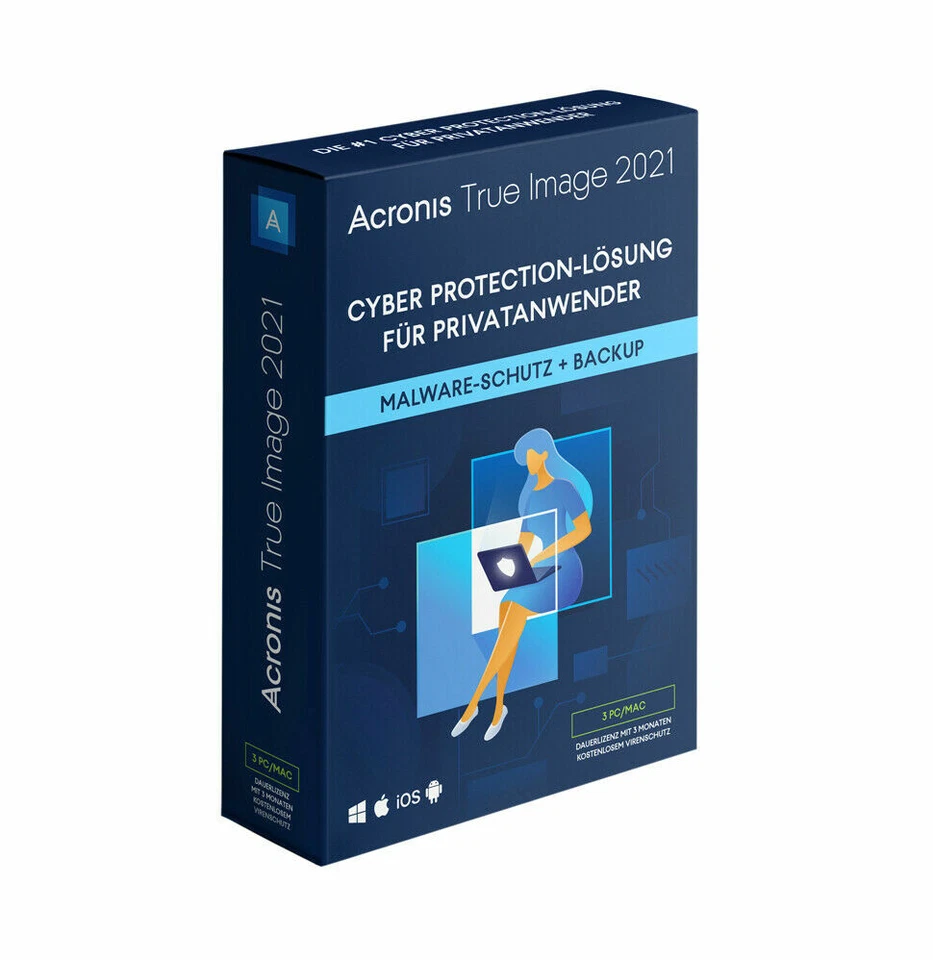 Acronis True Image 2021 • 1/3/5 Geräte PC/MAC ESD Dauerlizenz / 1 Jahr Download - Bild 2 von 4