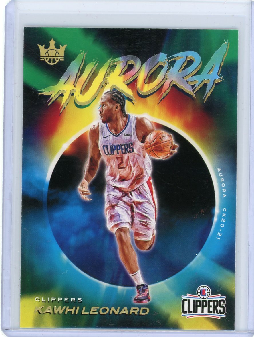 2020-21 Panini Court Kings Basketball Aurora #8 Kawhi Leonard
