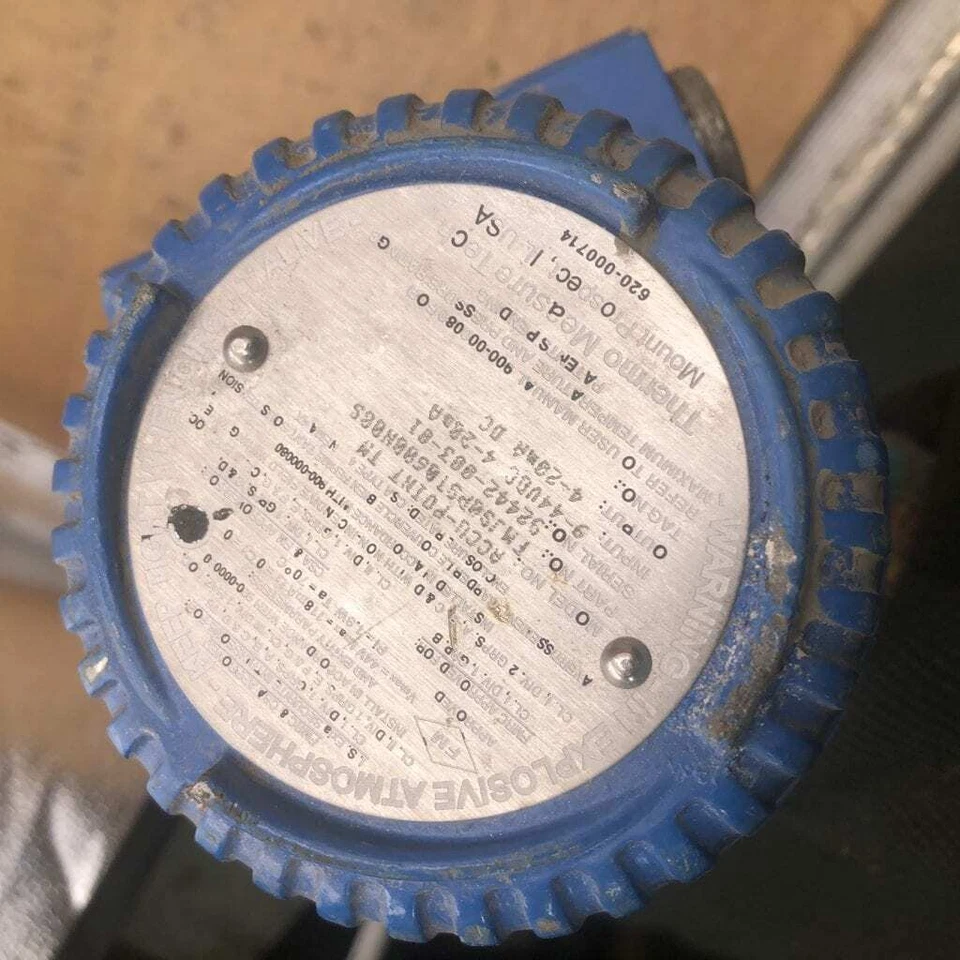Sensor de nivel a prueba de explosiones Thermo Measure Tech Accu-Point 4-20 mA 9-44 VDC Foto 4 de 4