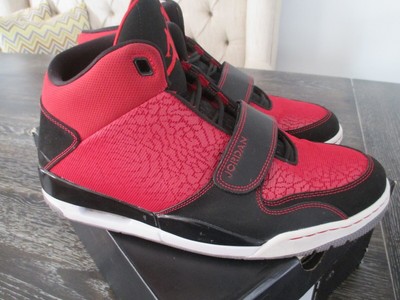 red and black flight jordans
