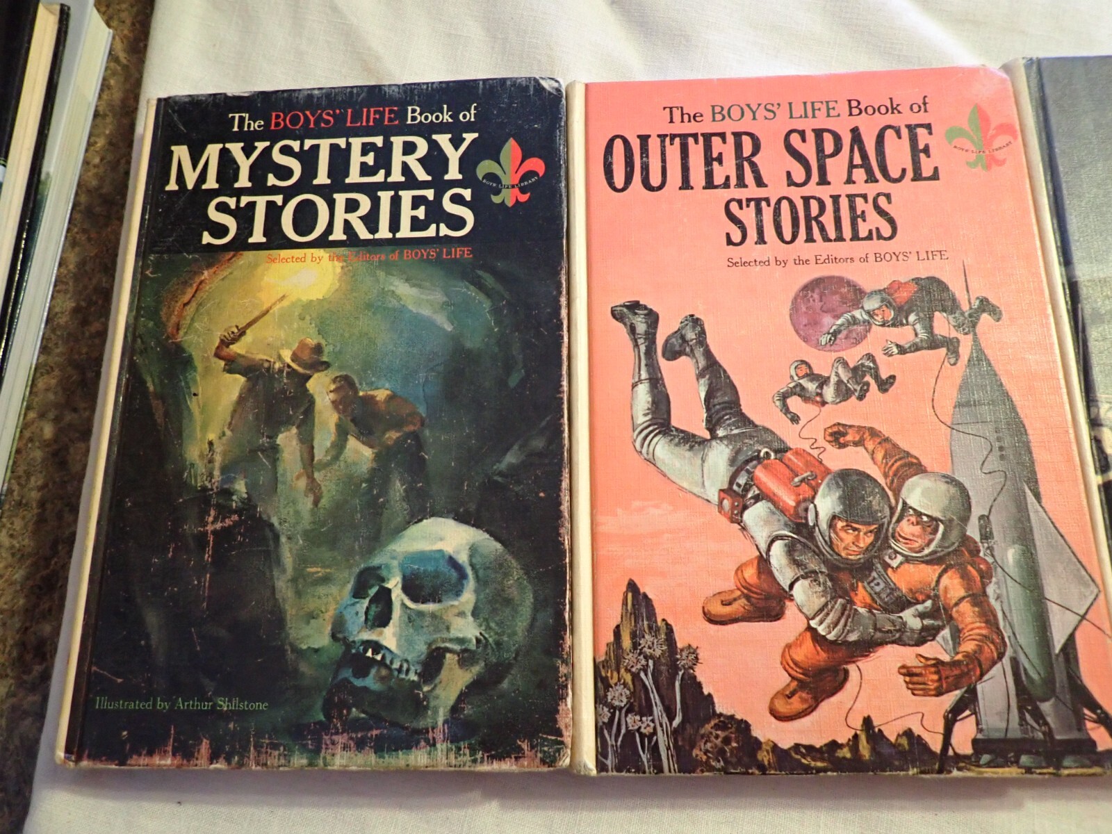 Lot of 3 The Boys' Life Book of Mystery Stories by Boys' Life Magazine Outer Spa 9780394809700