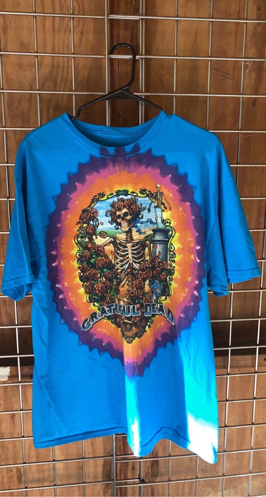 A&E Designs Grateful Dead T-Shirt - Skull And Roses Adult - Foto 6