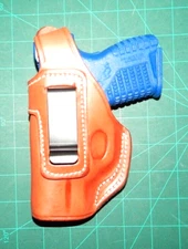 Cebeci 20795LT55 LH Leather Thumb Break OWB IWB Belt Holster Springfield XDS 3.3