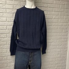 Nautica Chunky Crewneck Navy Sweater Size XL NWT
