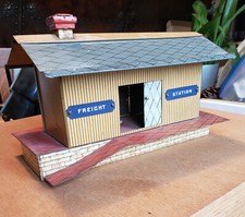 ~ RARE 1906 PreWar Ives Train Freight Station...