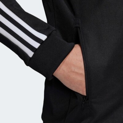 adidas originals adicolor beckenbauer track jacket in black cw1250