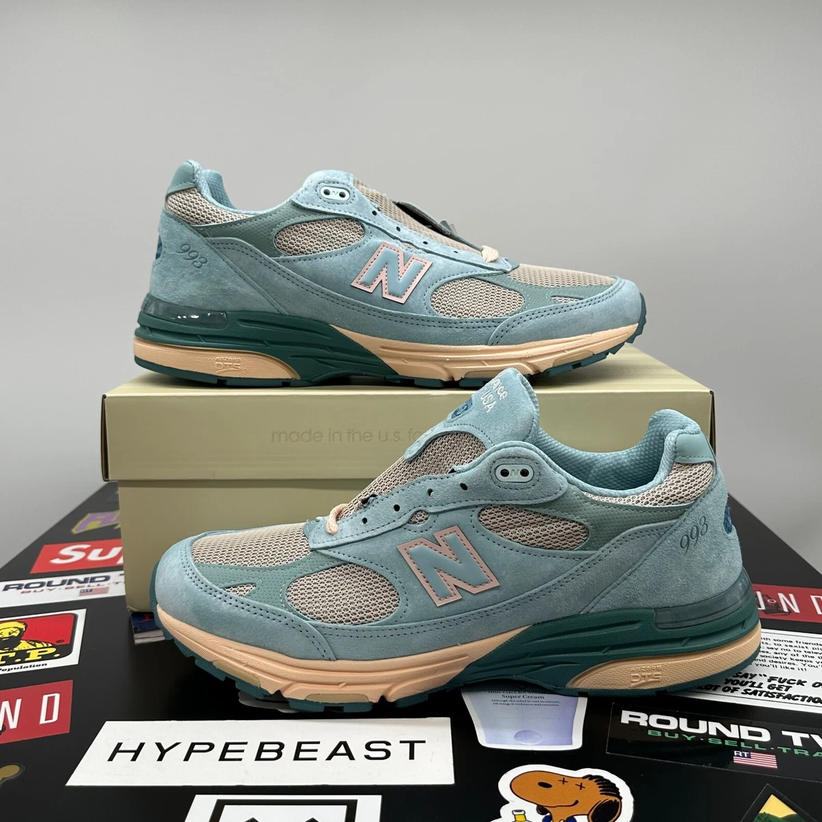 new balance 993 joe freshgoods performance art arctic blue