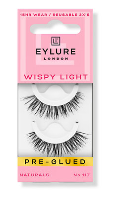 Eylure London Wispy Light No 117 (New in Box) -  Pre Glued