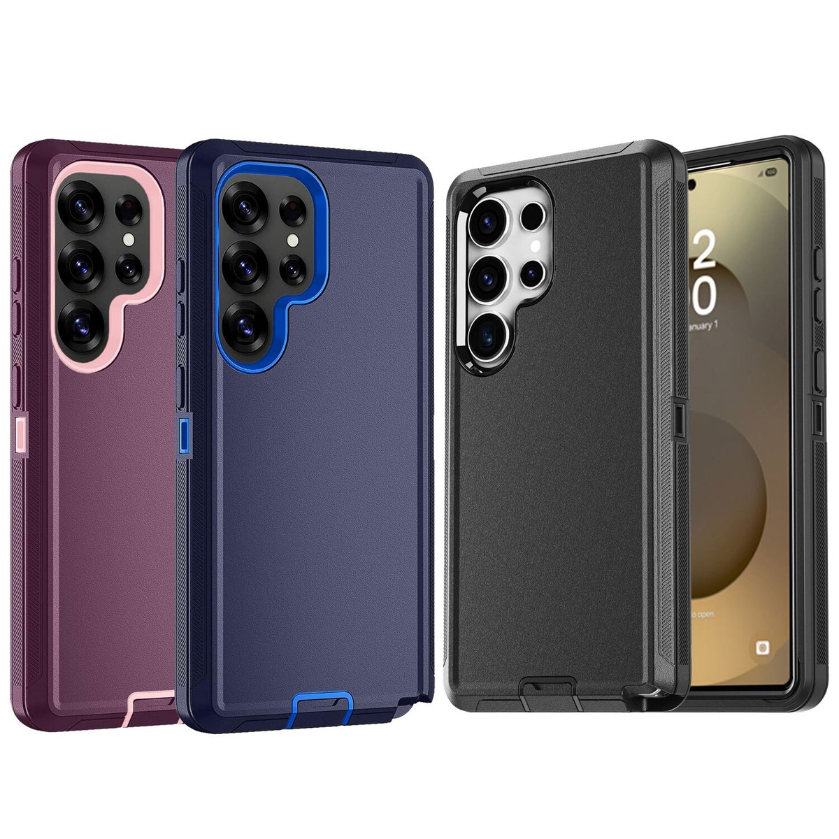 For Samsung Galaxy S25 Ultra S25+ S25 Edge Case Shockproof Heavy Duty Hard  Cover | eBay