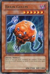 Brain Golem - RGBT-EN027 - Rare - Unlimited Edition x3 - Near Mint