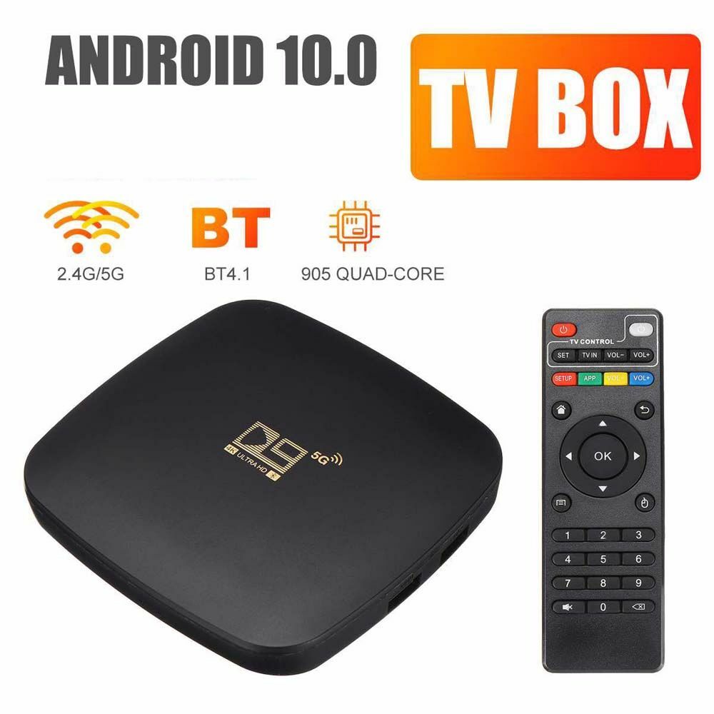 Smart Tv Box Wifi Media Player 4k Hd 2 4g 5g Wifi Bluetooth 4 1 905 Core Au Ebay