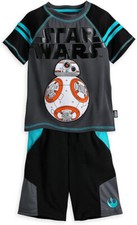 Disney Store STAR WARS BB-8 Short Set for Boys Size 9/10