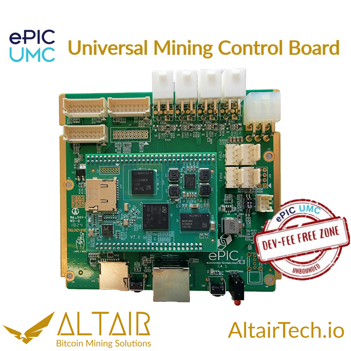 ePIC UMC Universal Mining Control Board V4 & Firmware for Antminer S19/S21  | eBay Australia