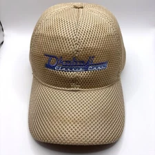 Okoboji Classic Cars Logo Hat Cap Unisex  Tan Mesh Adjustable Strapback Otto