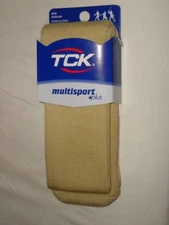 NEW TCK Multisport + Plus MSR "VEGAS GOLD" Tube Socks, Unisex Sz. W.7-10,Men 6-9