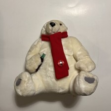 peluche ours polaire vintage Coca Cola soif animée à boire Coca Cola 1999 9"
