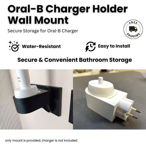 Oral-B Charger Holder Wall Mount – Secure Storage for Oral-B Charger - Picture 4 of 6