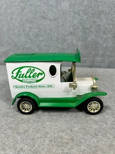 Vintage Fuller Brush Co Metal Rolling Truck &Bank Die Cast No Key No Box