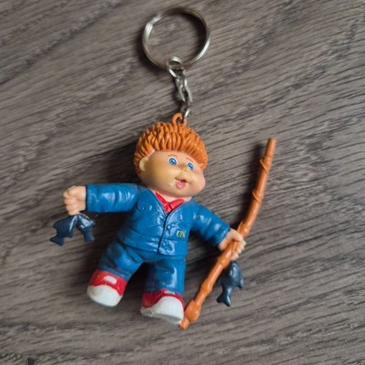 Vintage 1996 Cabbage Patch Kinder Figur Puppe Schlüsselanhänger