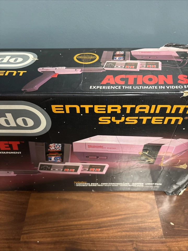 Juego de acción original Nintendo Nes caja de consola e inserto de espuma de poliestireno solamente Foto 3 de 4