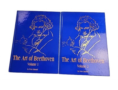 2x Art of Beethoven V1 V2 Peter Dimond Hardback Book Lot