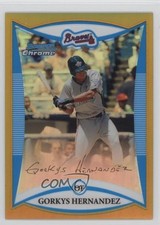 2008 Bowman Draft Prospects Chrome Gold Refractor 35/50 Gorkys Hernandez 7k0
