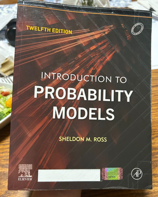 Introduction to Probability Models 12th Ed softback Textbook by Sheldon M. Ross