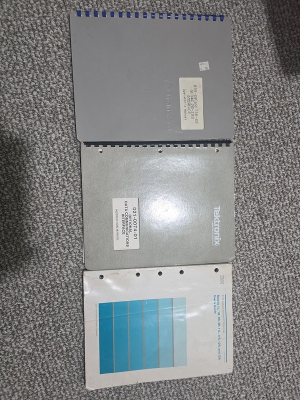 Lot Vintage Computing Manuals Tektronix IBM TransEra