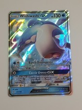 Wishiwashi GX 063/236 - Carta Holo Foil Near Mint Pokemon Eclissi Cosmica
