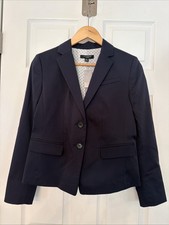 Ann Taylor Blazer, Size 6 Petite, Dark Navy, 2 Button, NWT, Retail 159, Lined