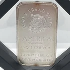 The Price of Liberty Art Bar 1 Oz .999 Silver Don't Tread On Me Give Me Liberty