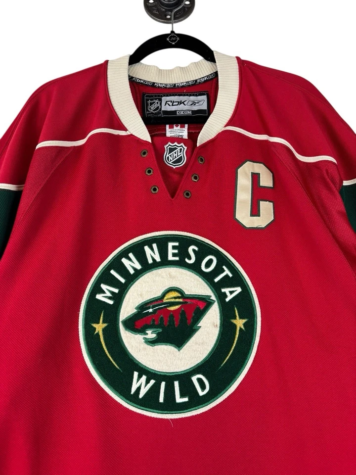 Jersey Suéter de Hockey Auténtico Minnesota Wild Años 2000 NHL Talla Pesada 60 Foto 3 de 4
