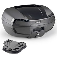 Givi Bauletto E46NB Monolock + Piastra Cf Moto 450 Mt 2024-2026 Schwarz 46LT