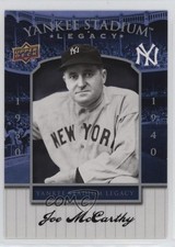 2008 Upper Deck Yankee Stadium Legacy Stadium Box Set Joe McCarthy #13 HOF 0kz8