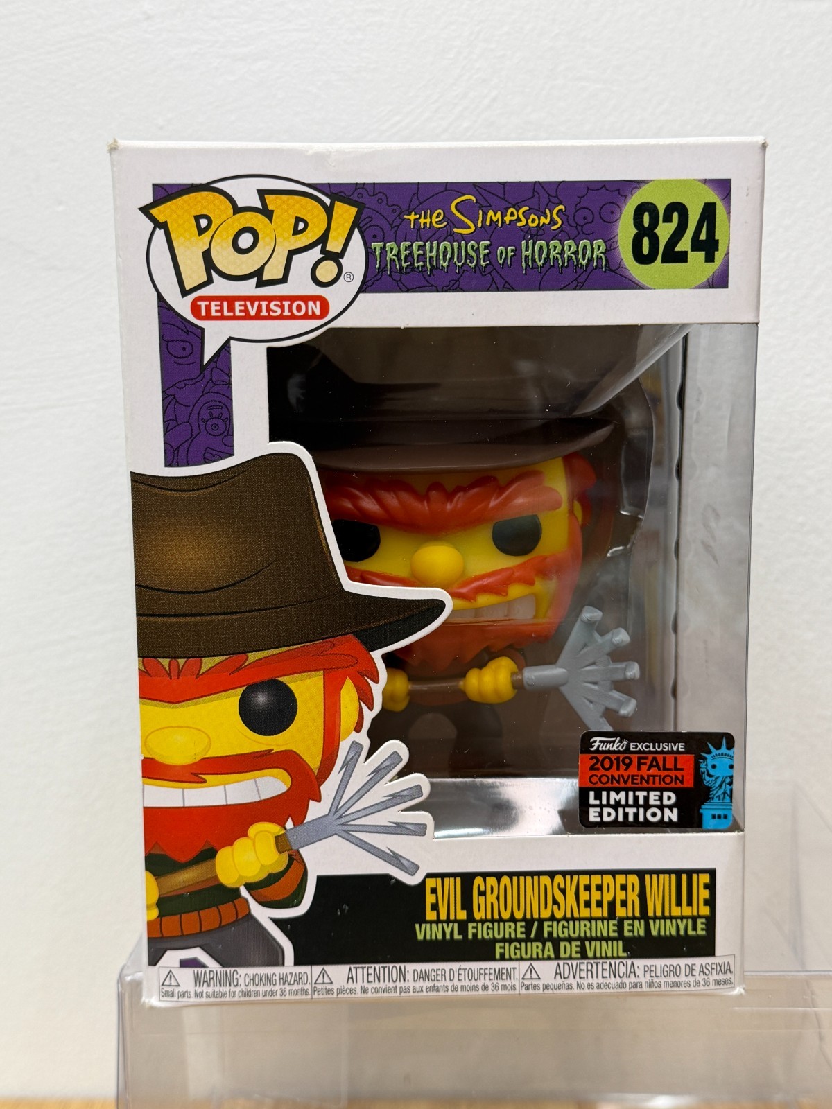 Funko Pop! Simpsons Treehouse Of Horror Evil Groundskeeper Willie + Free Protect