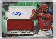 2023 Topps Inception Green 40/99 Michael Stefanic #IAP-MS Patch Auto 14a1