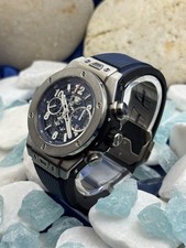 Hublot Big Bang Unico 45mm Skeleton | Titanium Blue | 411.NX.5179.RX | 2 Boxes 5