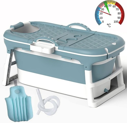USOR 148cm Foldable Portable Bathtub Outdoor Family Soaking Tub for Adult Spa - Picture 4 of 8