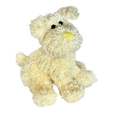 Animal Alley Yellow Sparkle Puppy Dog Plush 6  Toys R Us Beanie Vintage 2000