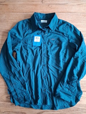 NWT Columbia Silver Ridge Lite LS Vented Shirt Omni-shade Ripstop Womens Sz M