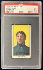 Addie Joss Portrait 1909-11 T206 Piedmont 150. PSA 3.5. Very Good+.