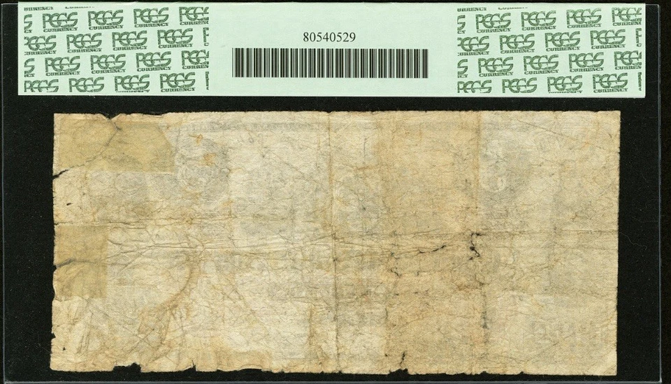 CT-31 $5 1861 Confederate States Civil War Contemporary Counterfeit Note PCGS VG - Image 2 of 4