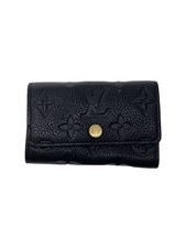 LOUIS VUITTON Multicle 6 Monogram Empreinte BLK Cowhide BLK Men's
