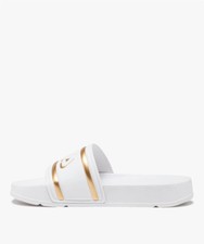 Fila Morro Bay Logo Win, Ciabatte Donna - Bianco/Oro