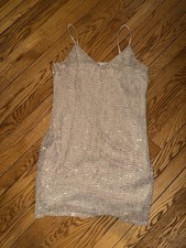 Express Silver Dress Size Large